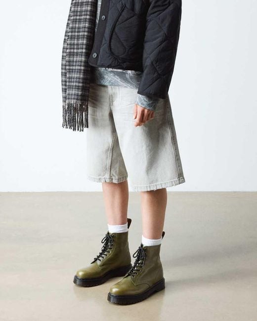 Dr. Martens Green 1460 Bex Eclipse Soft Leather Boots for men