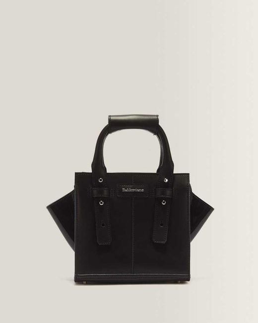 Dr. Martens Black Small Leather Tote Bag