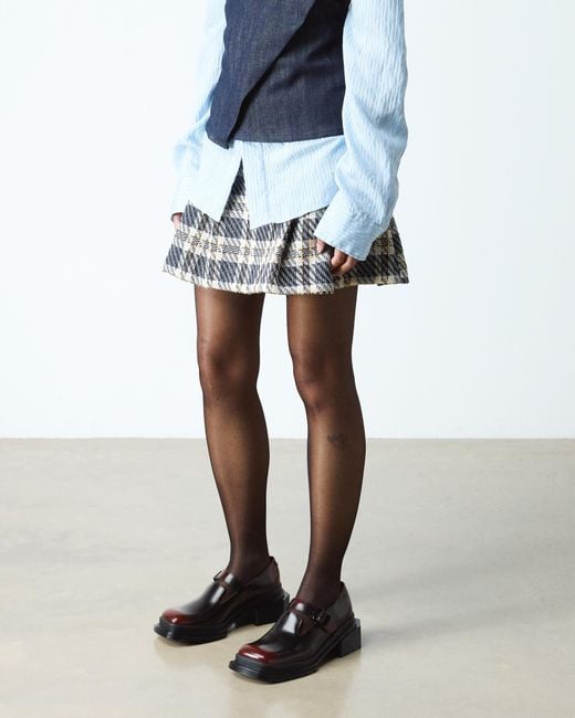 Dr. Martens Black Maybole Square Toe Leather Mary Jane Shoes