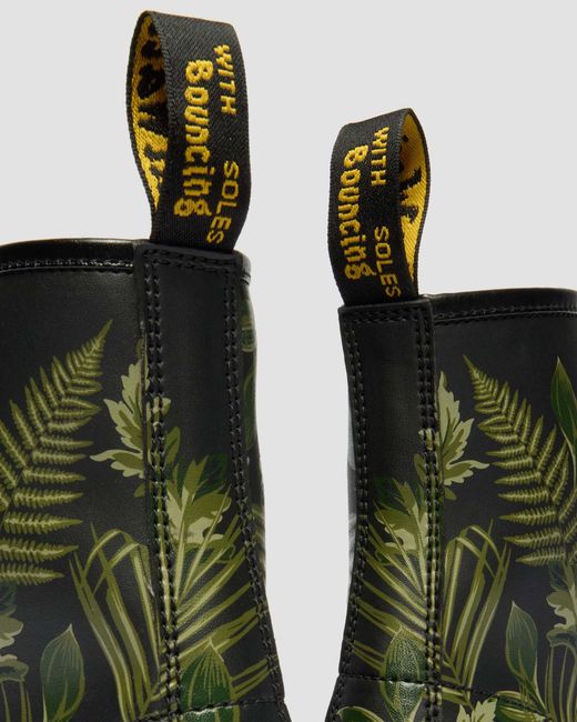 Nappa cuero botas 1460 evergreen genix nappa Dr. Martens de hombre de color Black