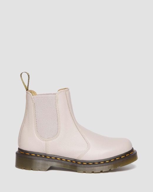Dr. Martens Multicolor 2976 Virginia Leather Chelsea Boots Taupe