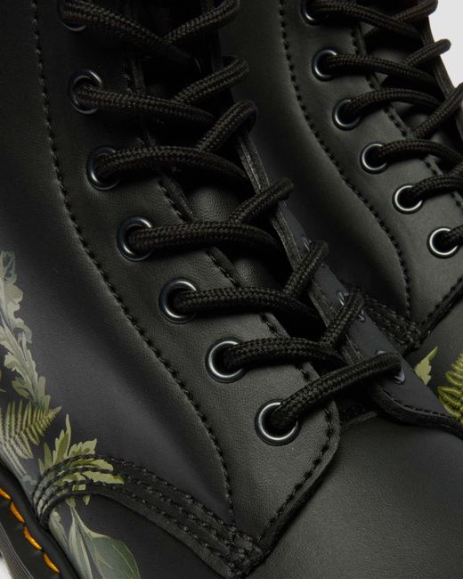 Nappa cuero botas 1460 evergreen genix nappa Dr. Martens de hombre de color Black