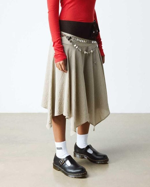 Dr. Martens Black Polley Smooth Mary Jane Shoes