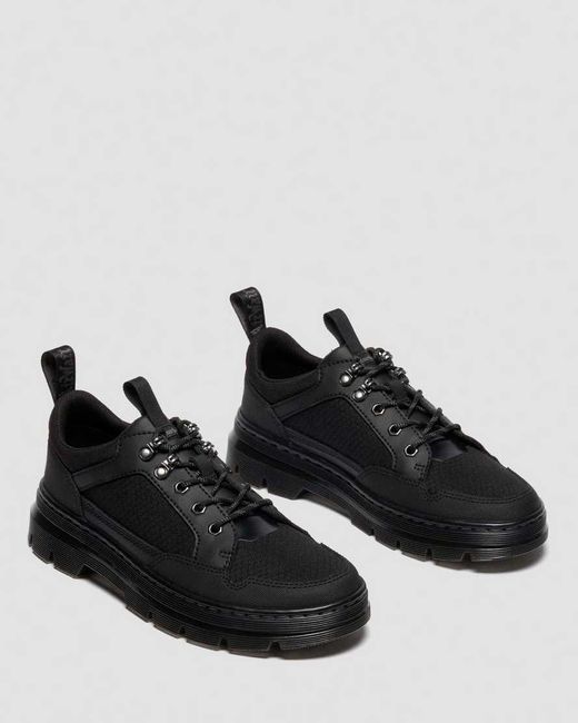 Dr. Martens Black Reeder Mk.02 Canvas & Leather Utility Shoes
