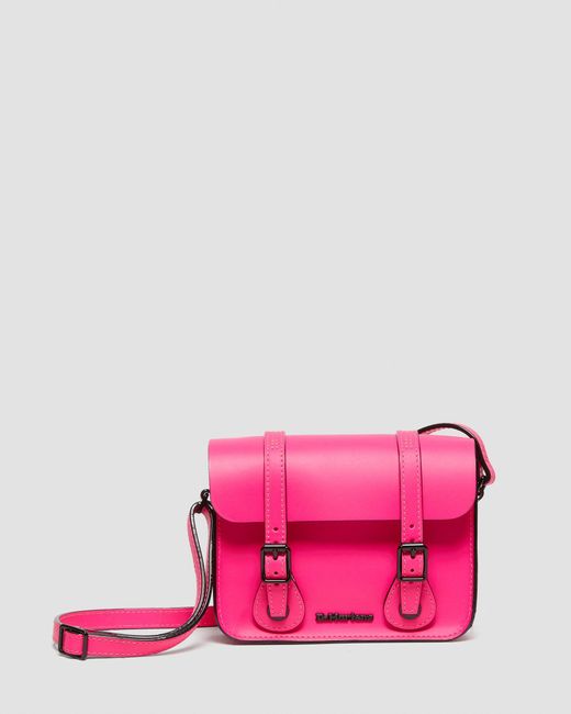 Dr. Martens Pink 7 Inch Leather Crossbody Bag
