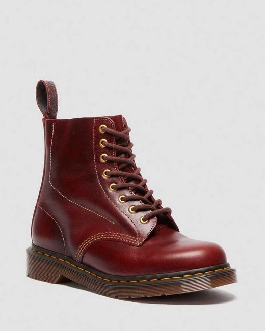 Dr. Martens Red 1460 Love Letter Leather Boots