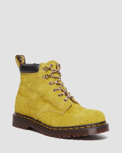 Dr. Martens 939 Ben Suede Hiker Style Boots in Yellow | Lyst