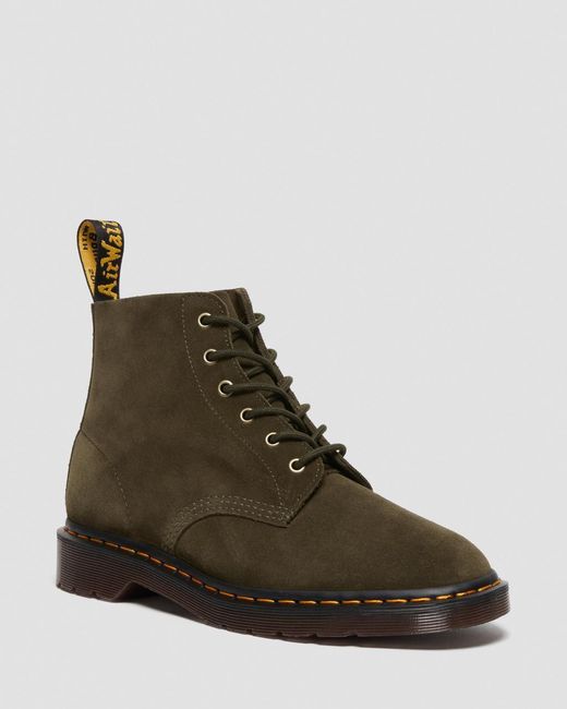 Dr. Martens Green 101 Ben Repello Suede Ankle Boots for men
