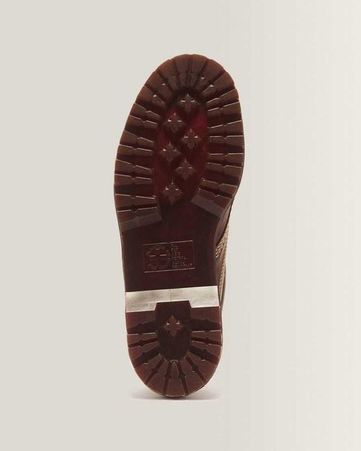 Dr. Martens Brown Lowell Leather Moc Toe Shoes for men