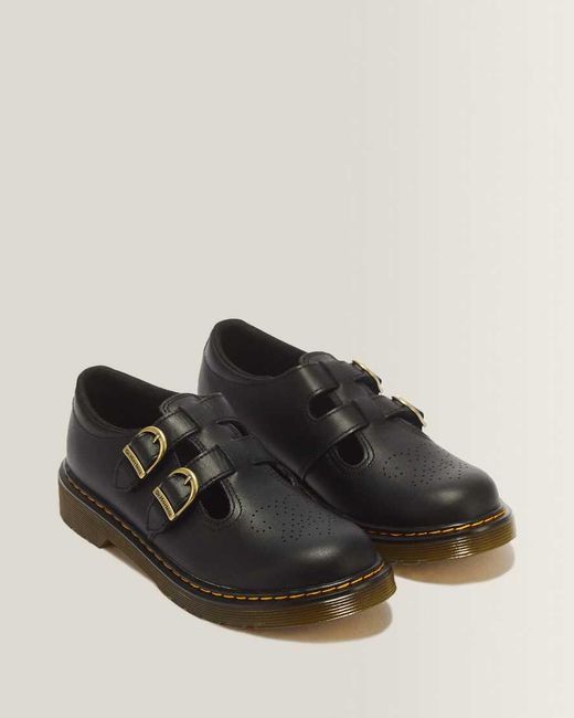 Dr. Martens Black Youth 8065 Mary Jane Shoes for men