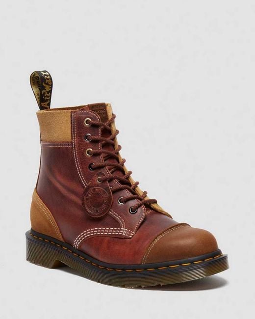 Dr martens brown boots mens sale