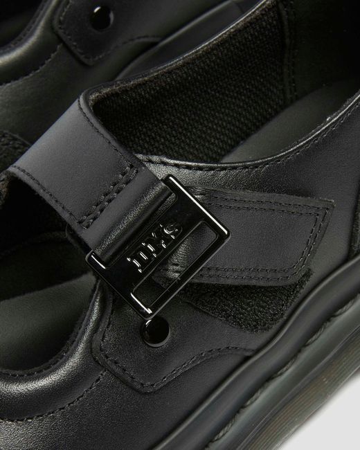 Dr. Martens Black Indica Ii Tech Strap Bex Mary Jane Shoes