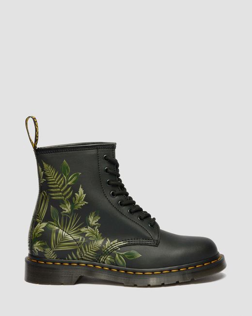 Nappa cuero botas 1460 evergreen genix nappa Dr. Martens de hombre de color Black