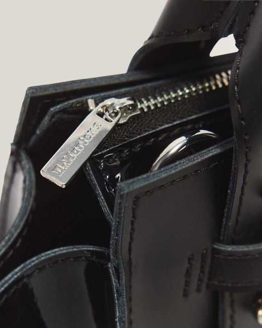 Dr. Martens Black Small Leather Tote Bag