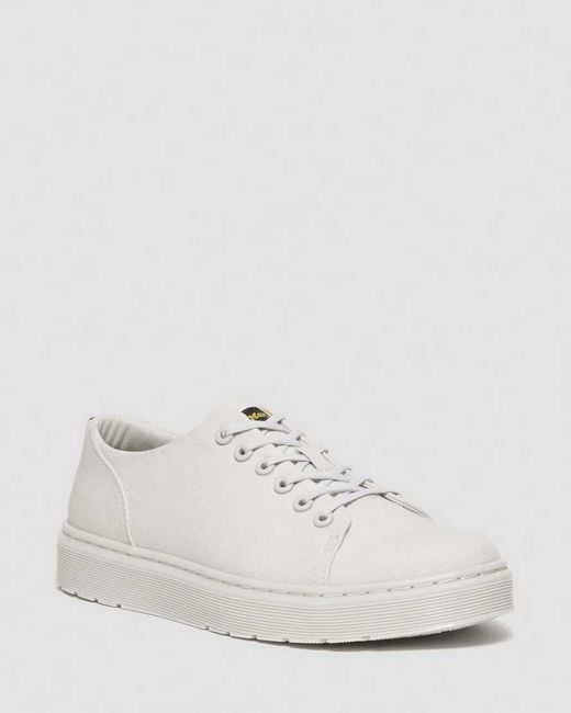 Dr. Martens White Dante Canvas Casual Shoes for men