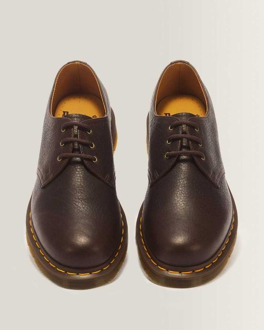 Dr. Martens Brown 1461 Eye Ambassador Leather Lace Up Shoes for men