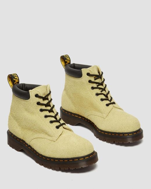 Dr. Martens Natural 939 Ben Suede Padded Collar Lace Up Boots for men