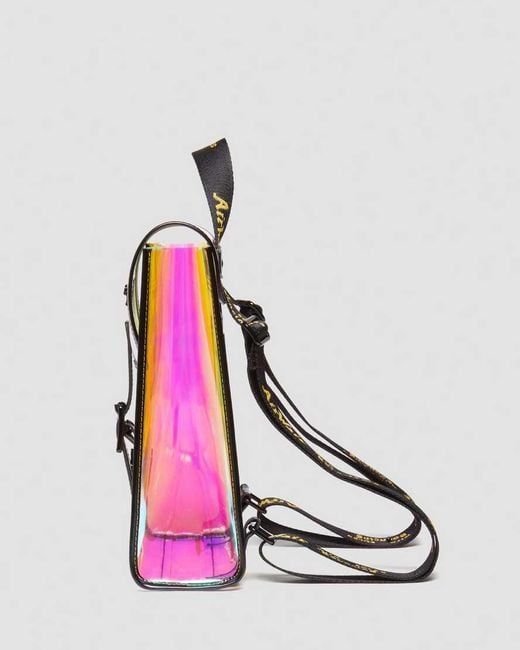 Dr. Martens Pink Iridescent Transparent Mini Backpack