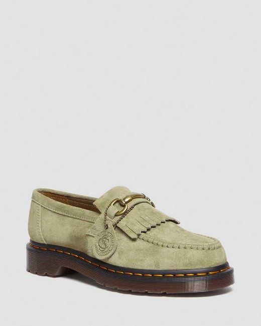 Dr. Martens Multicolor Adrian Snaffle Desert Oasis Suede Loafers for men