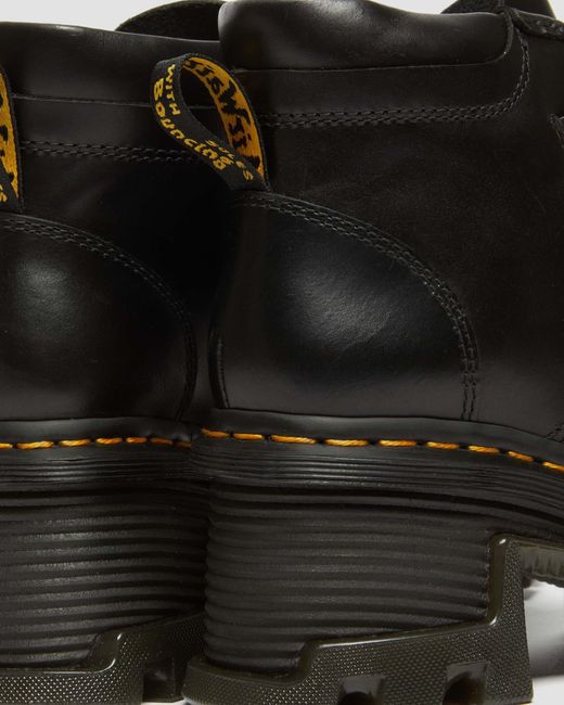 Dr. Martens Black Corran 3-eye Atlas Leather Heeled Boots