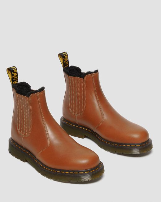 Dr. Martens Brown 2976 Dm's Wintergrip Leather Chelsea Boots