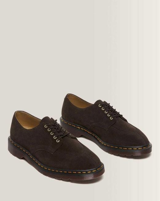 Dr. Martens Brown 2046 Suede Shoes for men