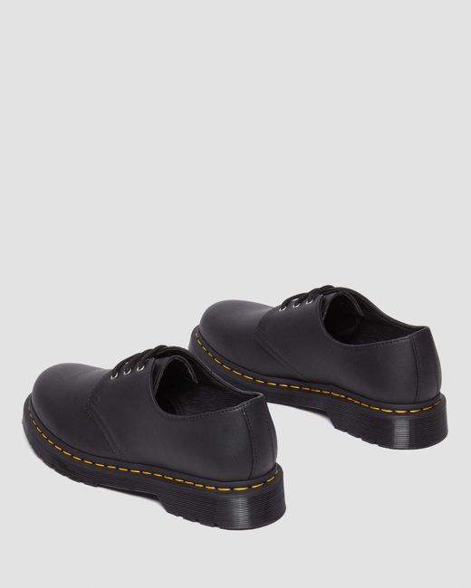 Dr. Martens Black 1461 Genix Nappa Reclaimed Leather Oxford Shoes