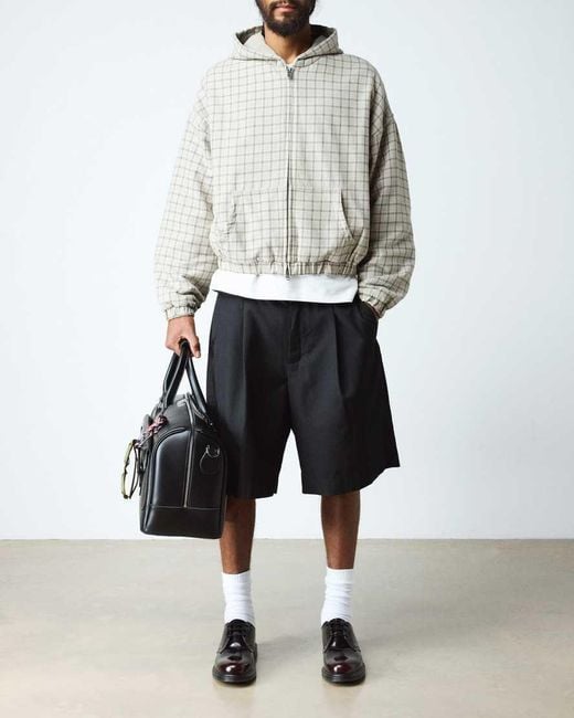 Dr. Martens Black Mayfare Rub Off Leather Shoes for men