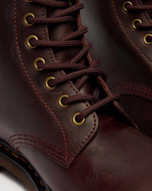 Dr. Martens Brown 1460 Crazy Horse Leather Boots