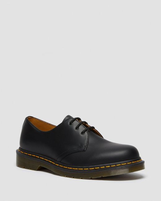 Dr. Martens 1461 Smooth Black Shoes - Save 49% | Lyst