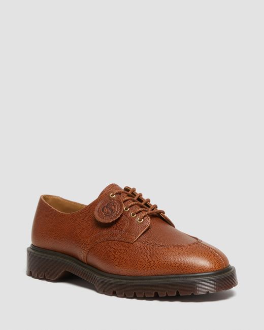 Dr. Martens Brown 2046 Westminster Leather Lace Up Shoes for men