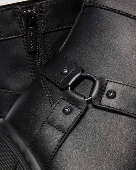Dr. Martens Black Spence Harness Chelsea Boot