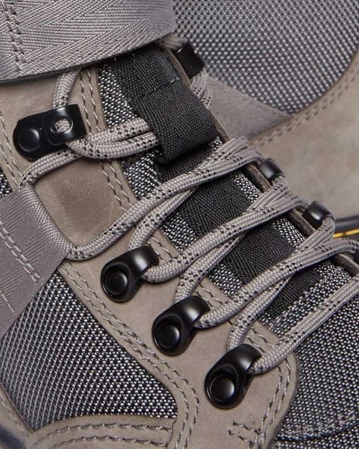 Dr. Martens Black Combs Tech Ii Fleece-Lined Casual Boots for men