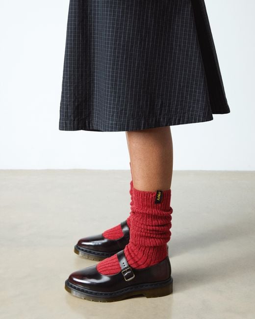 Dr. Martens Black Elphie Mary Jane Leather Shoes