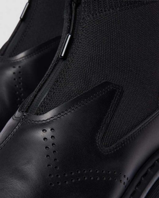 Dr. Martens Leder 14Xx Qubist Stiefel Mit Reissverschluss in Black für Herren