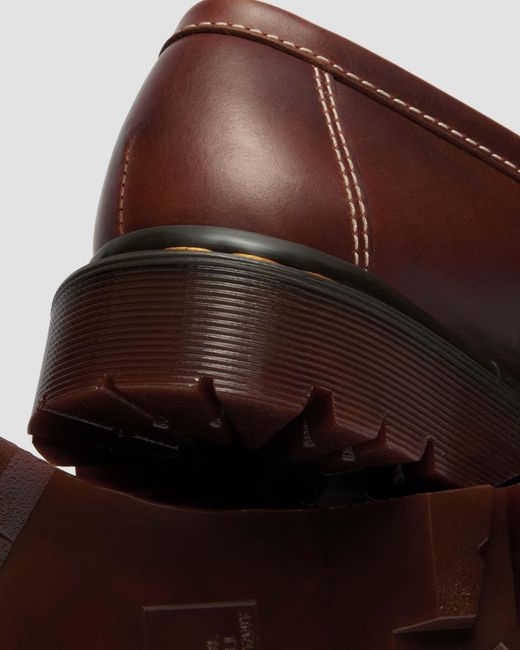 Dr. Martens Adrian Orleans Leren Tassel Loafers in het Brown voor heren