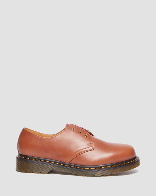 Dr. Martens Brown 1461 Carrara Leather Oxford Shoes for men