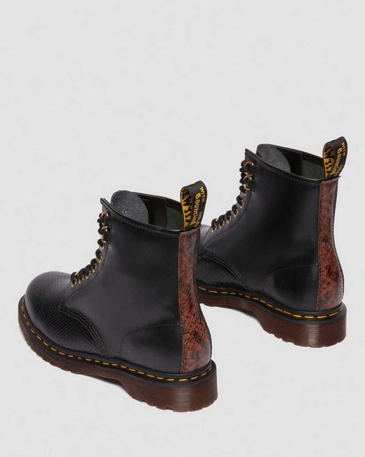 dr martens snakeskin boots