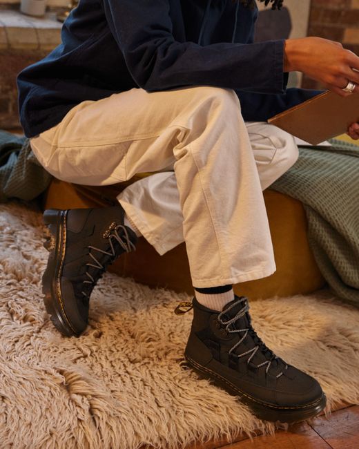 Boots utilitaires boury Dr. Martens pour homme en coloris Black
