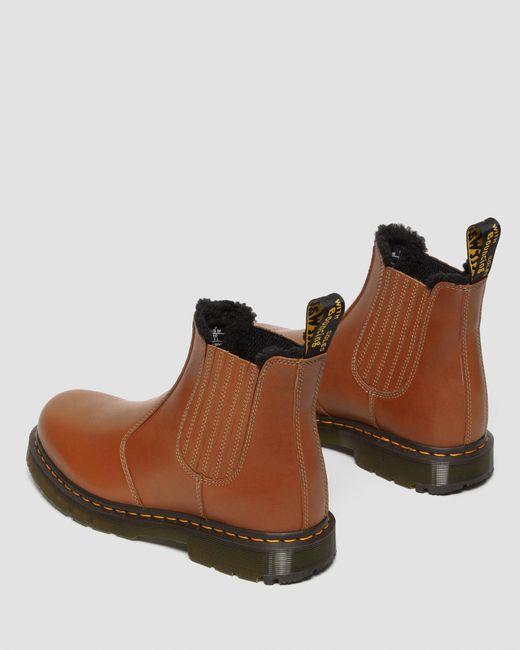 Dr. Martens Brown 2976 Dm's Wintergrip Leather Chelsea Boots