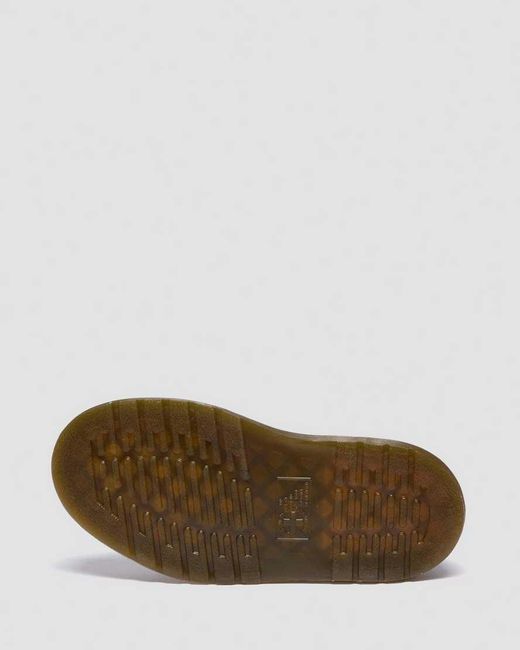 Dr. Martens Brown Wrenlie Open Toe Grizzly Leather Fisherman Platform Sandals
