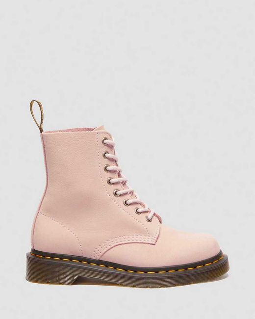 Dr. Martens Pink 1460 Pascal Nubuck Leather Boots