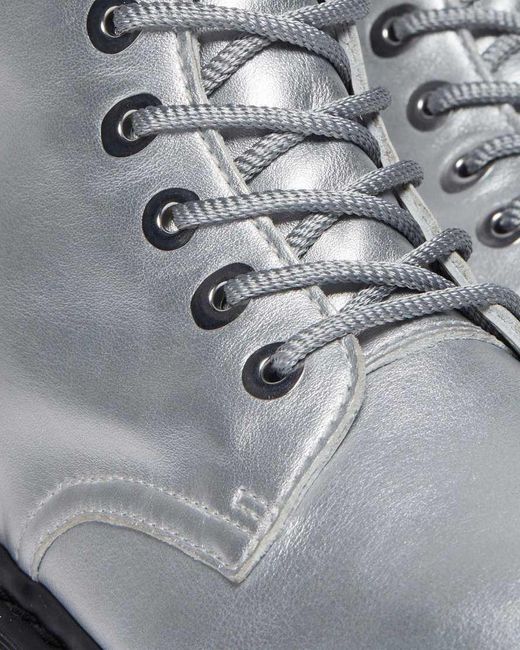 Dr. Martens White Jadon Leather Platform Boots for men