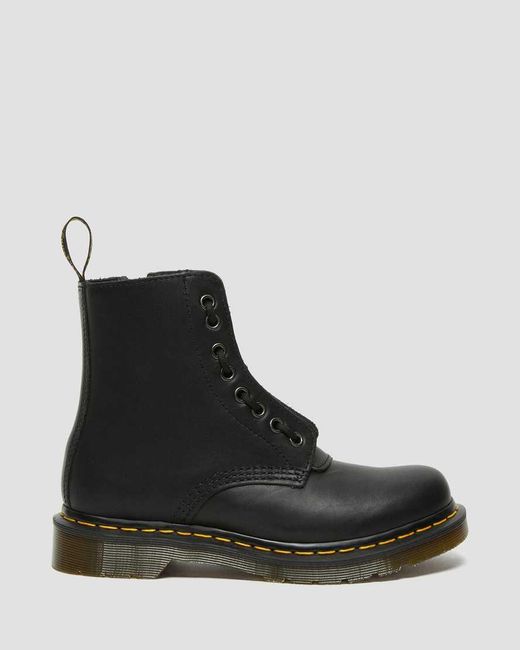 Dr. Martens Black 's Pascal Zipper Boots