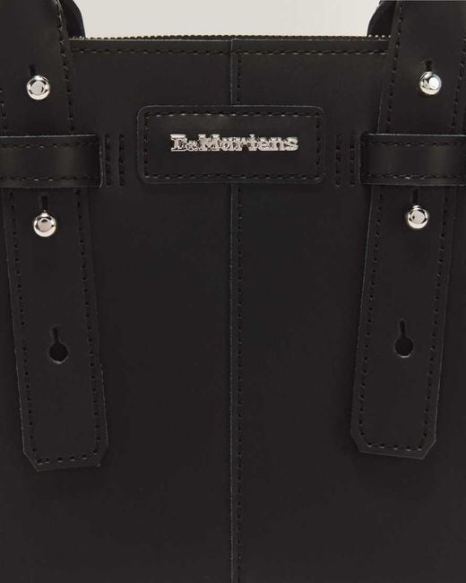 Dr. Martens Black Small Leather Tote Bag