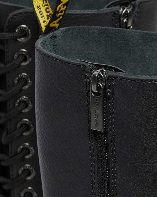 Dr. Martens Black 1b60 Bex Pisa Leather Knee High Boots