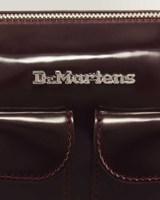 Dr. Martens Black Top Handle Rub Off Vegan Leather Bag