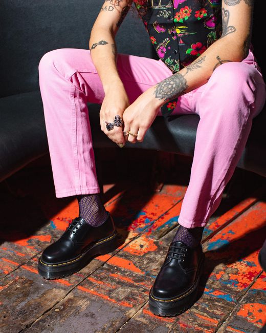 dr marten platform shoes