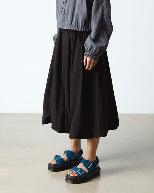 Dr. Martens Zebzag Suede Sandals in Blue | Lyst