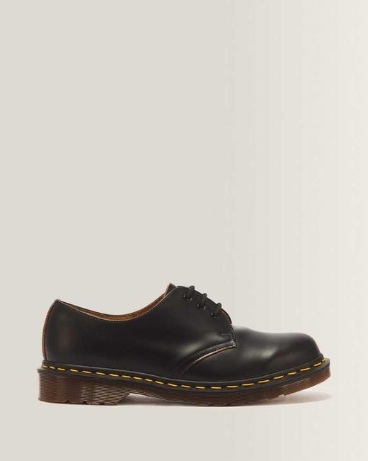Dr. Martens Black 1461 Vintage Made In England Oxford Shoes